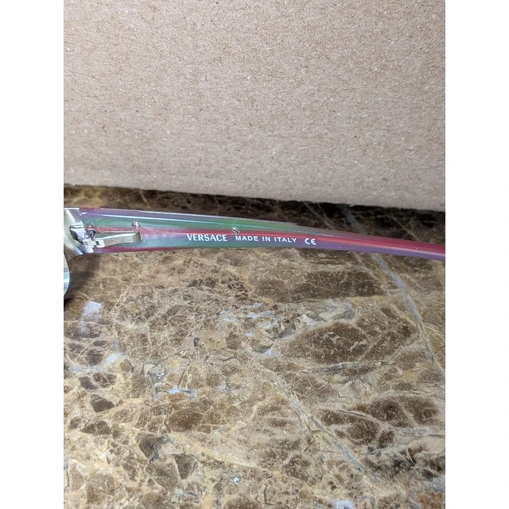 VERSACE eyeglasses PURPLE RECTANGLE glasses frame MOD: 1084 1029
